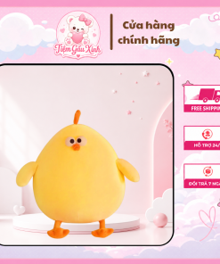 Gấu Bông Gà Con Siêu Cute, Gối Tựa Gà Con Thú Nhồi Bông Dễ Thương Làm Quà Tặng