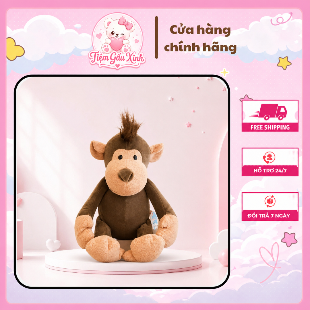 gấu bông hình khỉ đáng yêu