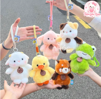 móc khóa gấu bông cutte