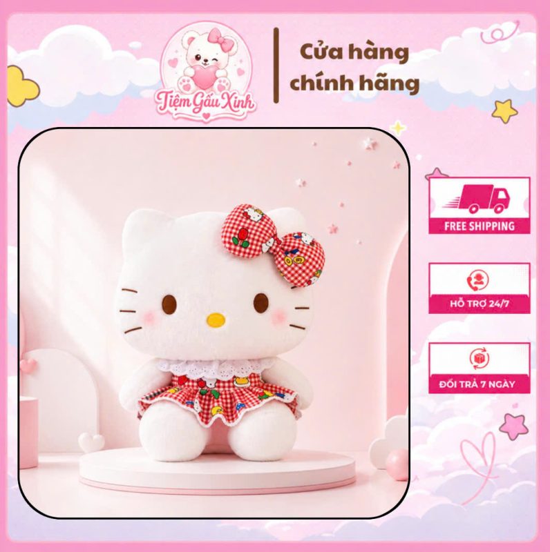 móc khóa gấu bông cutte