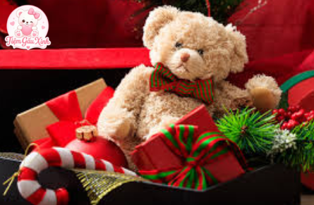 quà tặng noel gấu teddy 