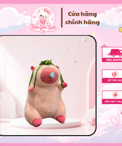 Gấu Bông Chuột Capybara Khổng Lồ Đeo Balo