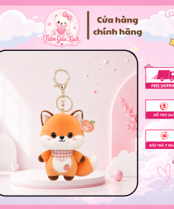 Móc khóa gấu bông cáo