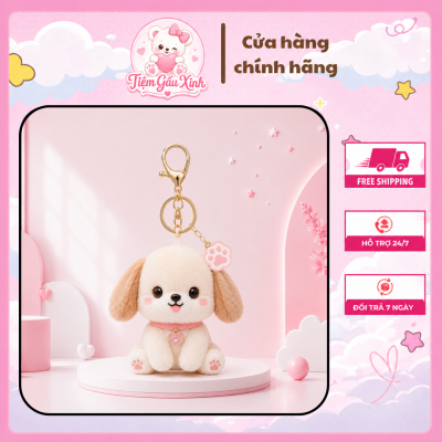 móc khóa quà tặng gấu chó cutte