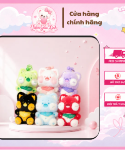 móc khóa gấu bông hình cáo