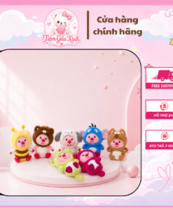 móc khóa gấu bông loppy