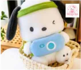 móc khóa gấu bông hình chó