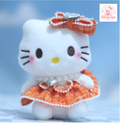 móc khóa gấu bông hello kitty