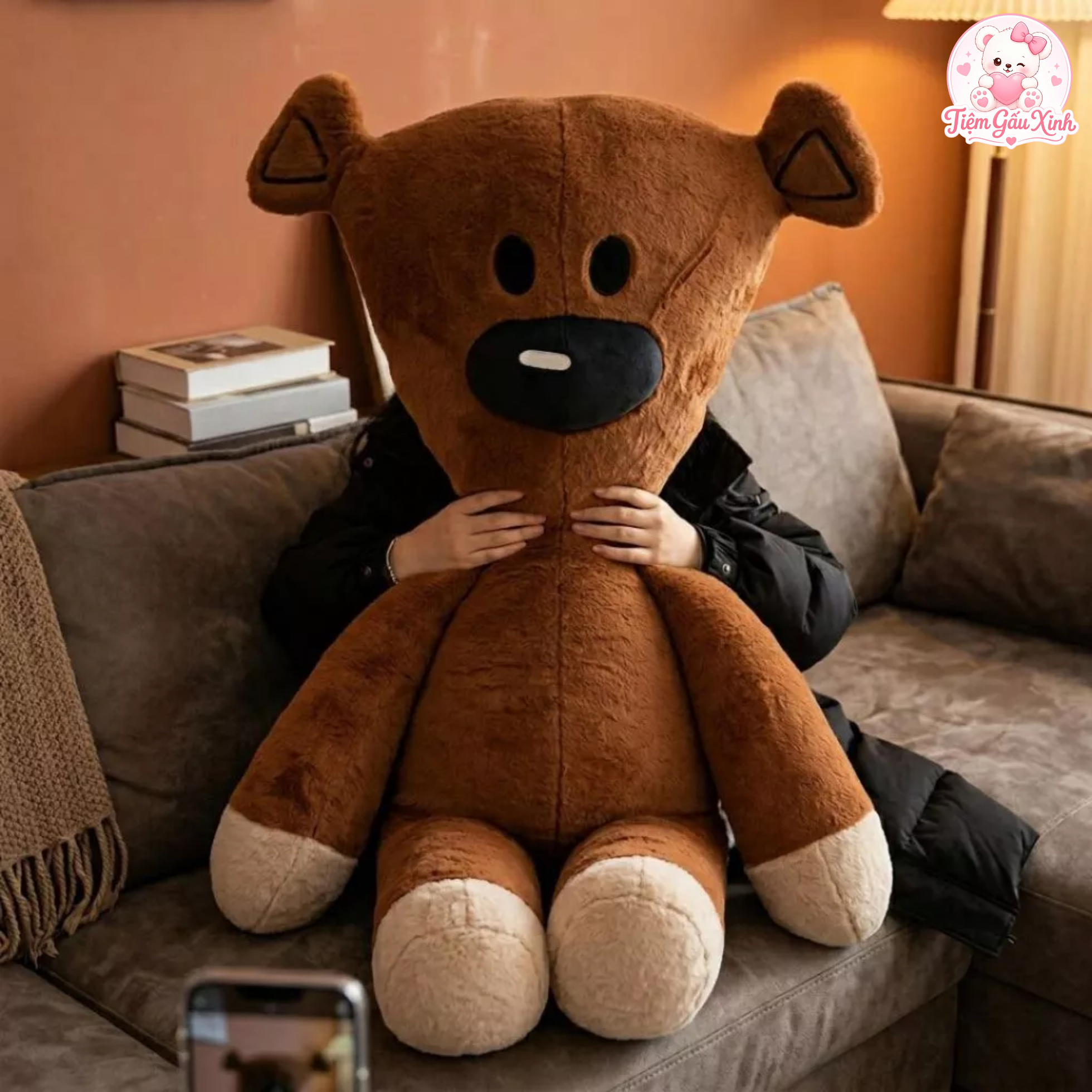 Gấu Bông Mr Bean Khổng Lồ Cao Cấp - Ảnh 2