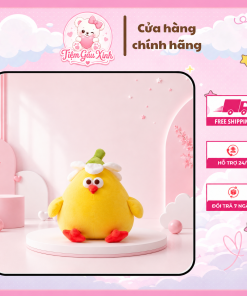 Gấu Bông Gà Con Siêu Cute, Gối Tựa Gà Con Thú Nhồi Bông Dễ Thương Làm Quà Tặng