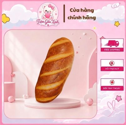 Gấu bông hình bánh mì